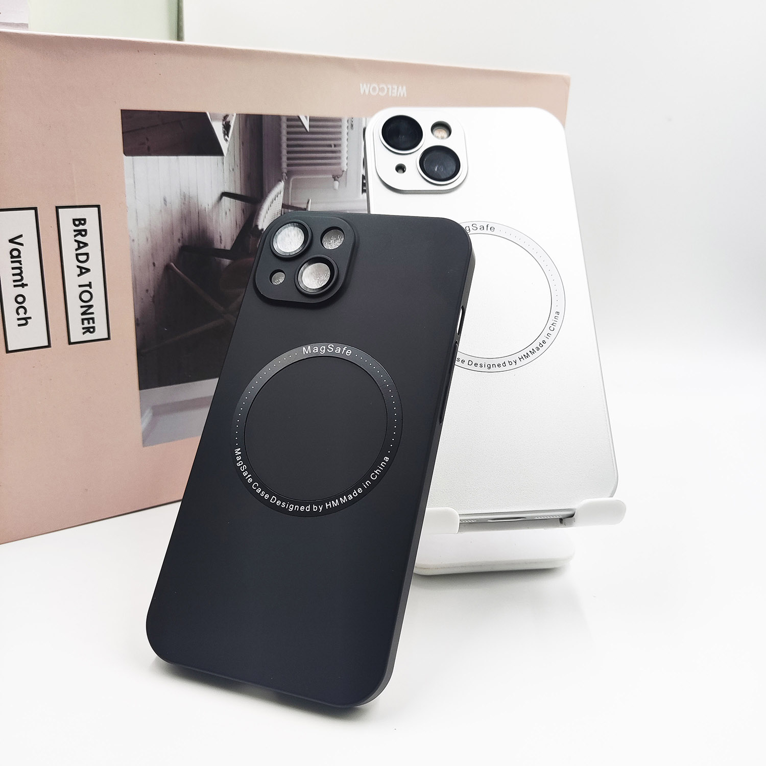 苹果15Pro手机壳Magsafe磁吸iPhone14promax自带镜头膜磨砂保护套