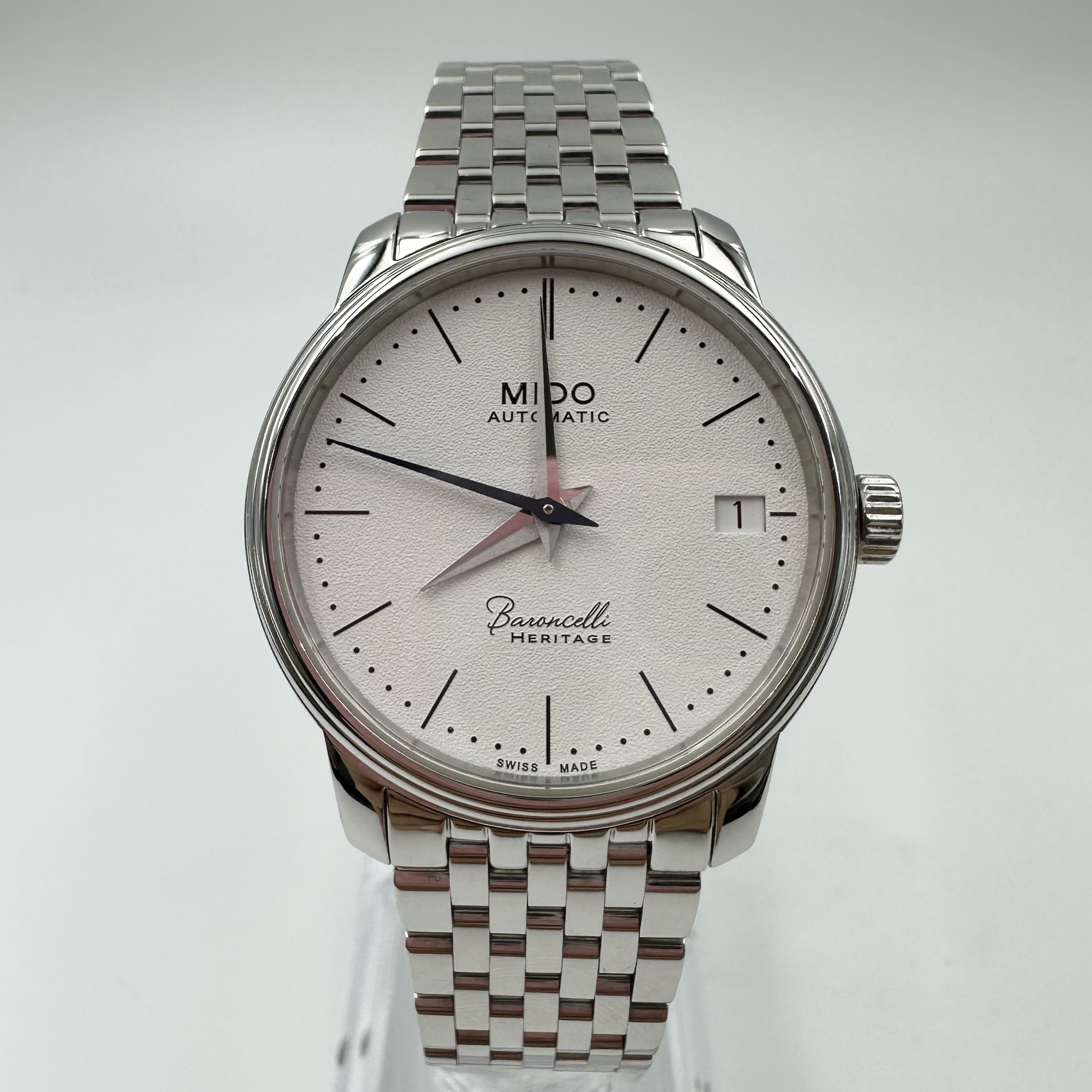 95新 Mido/美度 贝伦赛丽/自动机械/精钢/33mm/单表/0406