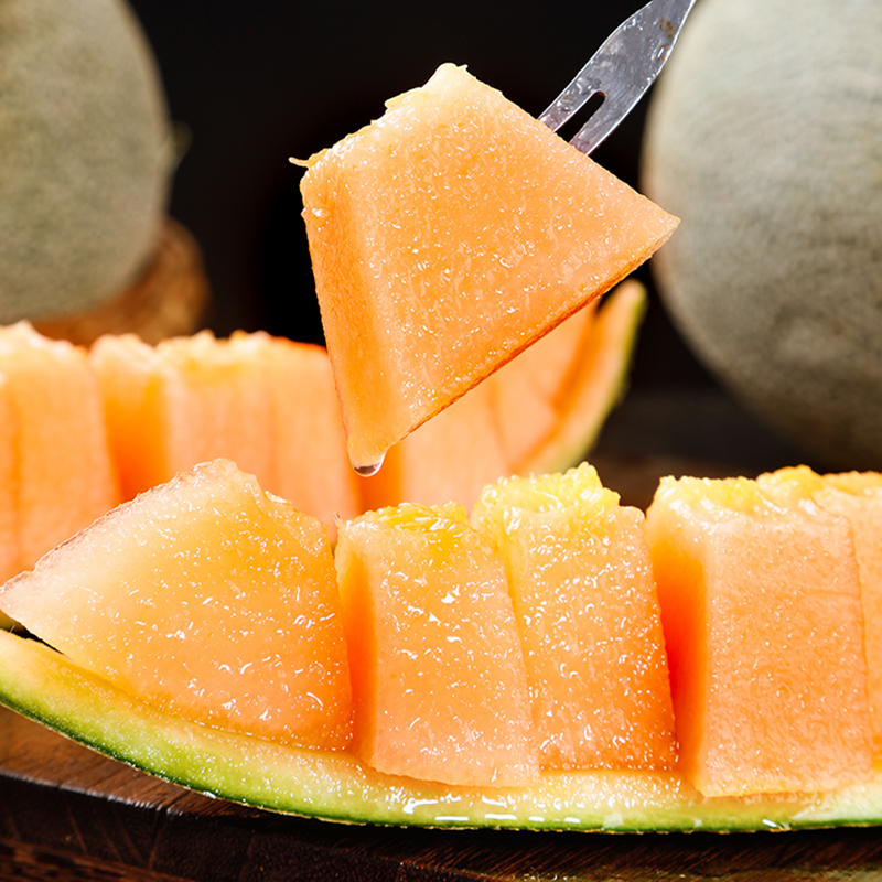 【遇见美物】海南晓蜜25号哈密瓜 4.5斤2-3个/8斤3-4个