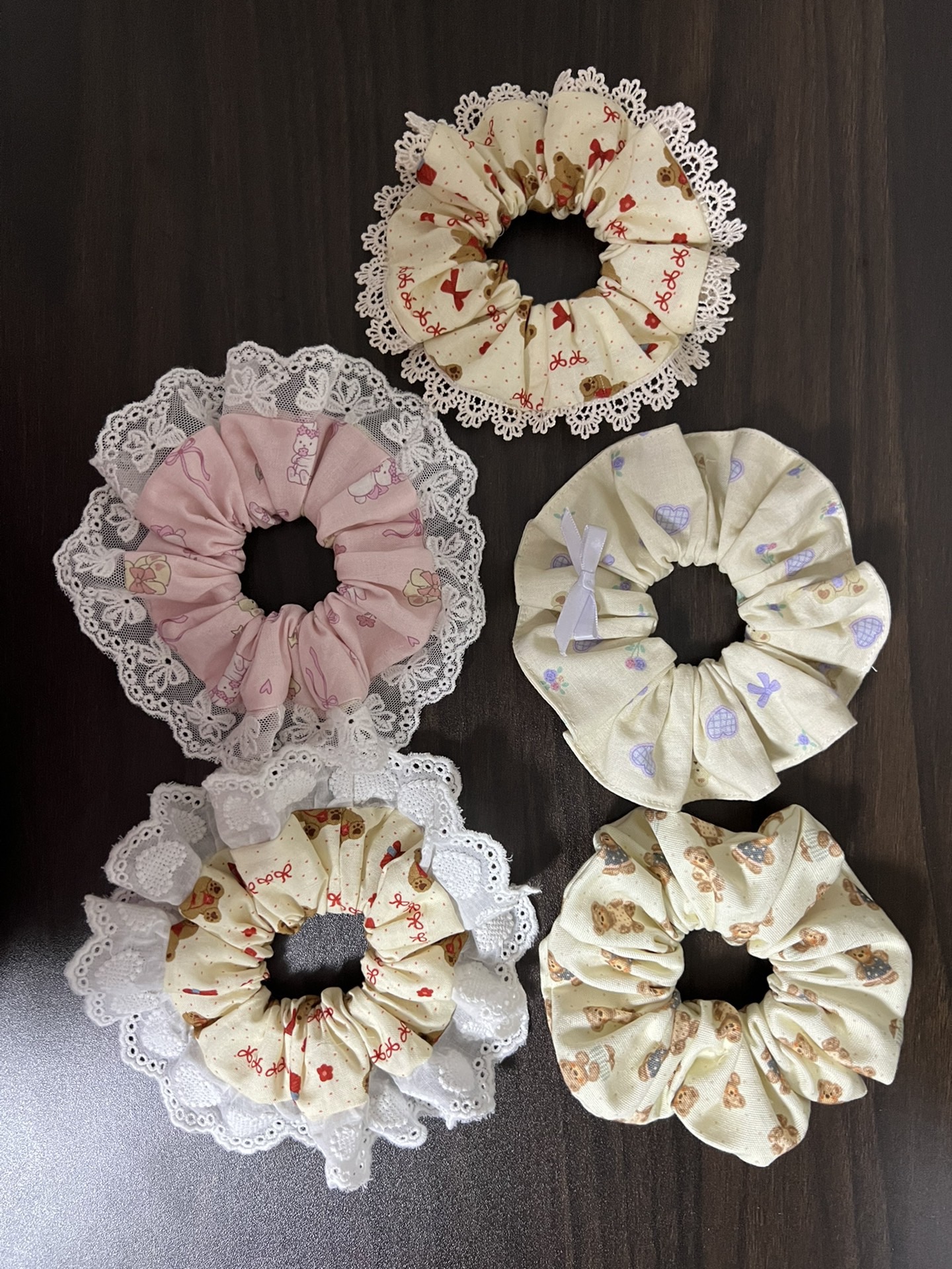 （直播间自选）手工方巾肠圈直播现场自选 补 链接少女气质甜美