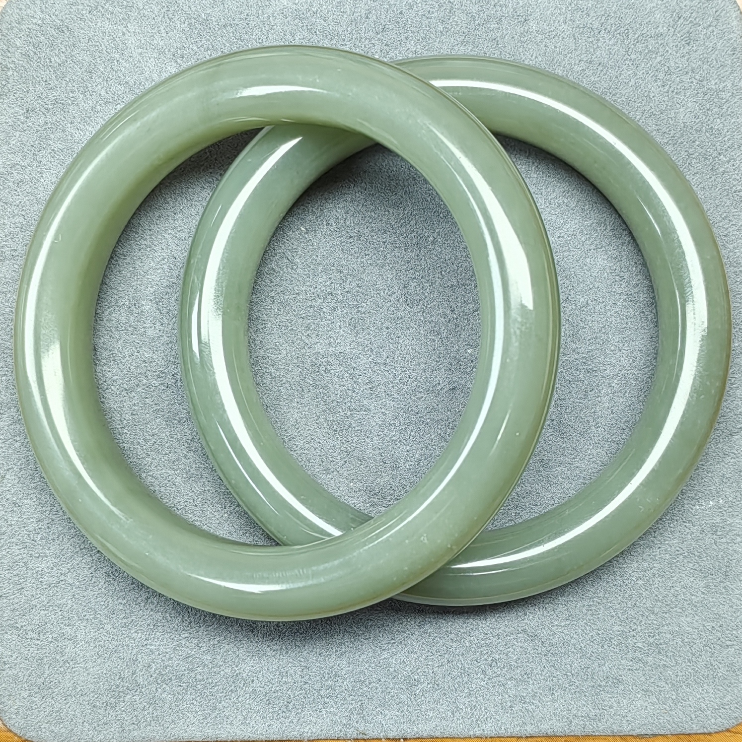 天然和田玉且末蓝手镯多样性发货拍一发一