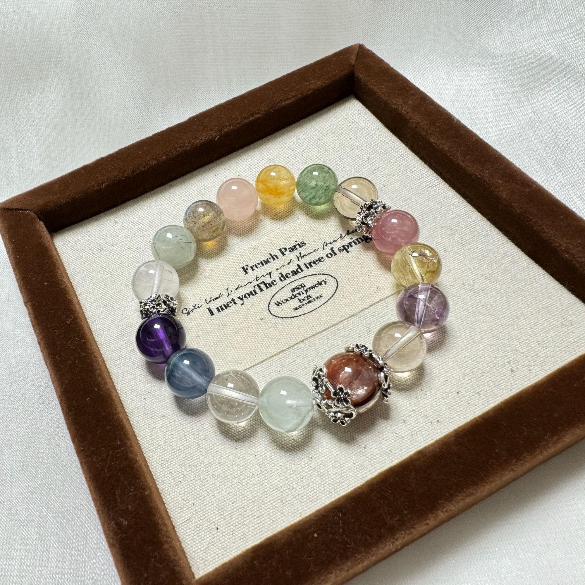 升杯专属 女生手串天然石珠珠 装罐