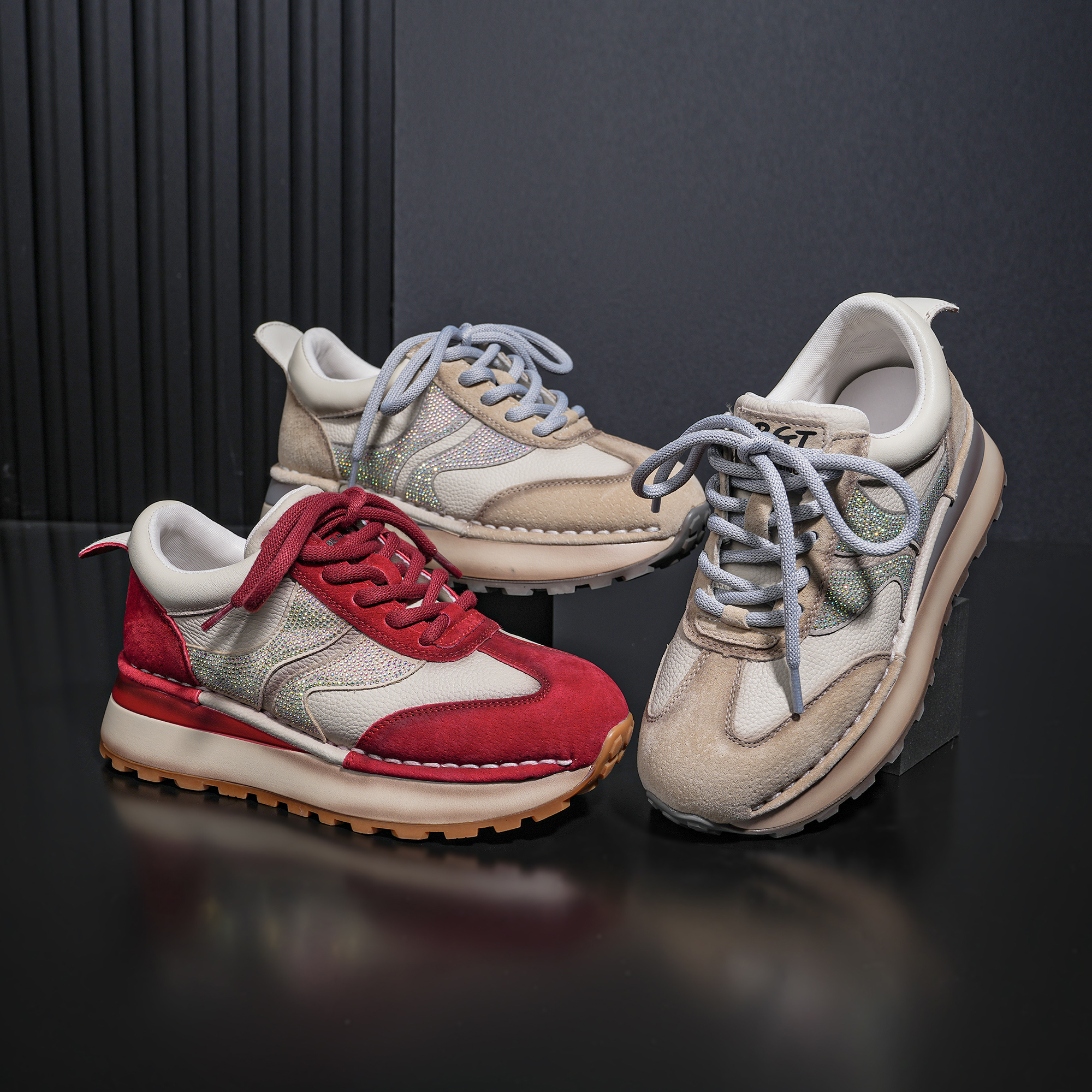 春夏季新款阿甘厚底低帮平底休闲鞋复古百搭软底时尚女单鞋潮8581