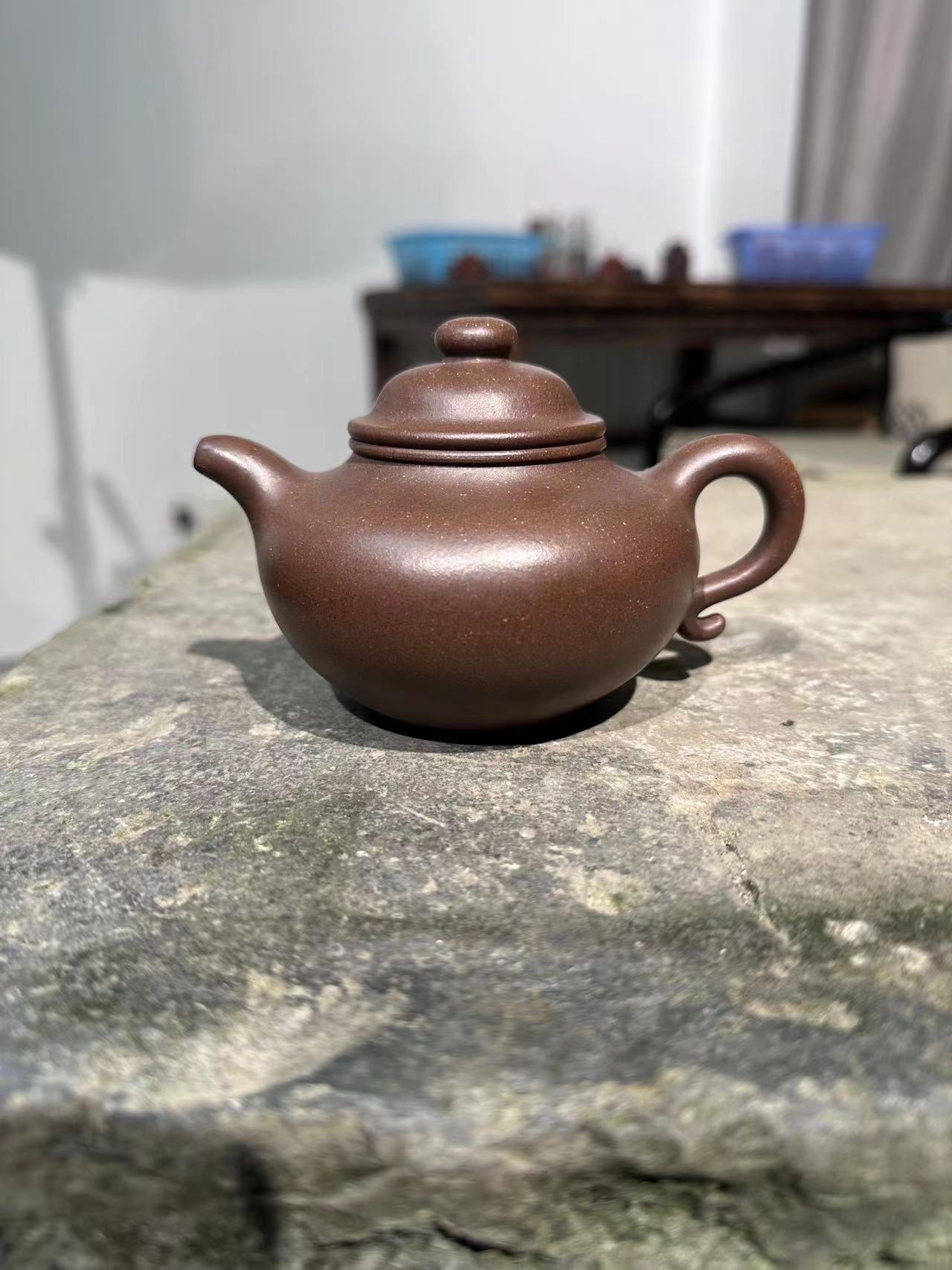 宜兴紫砂全手工莲子壶