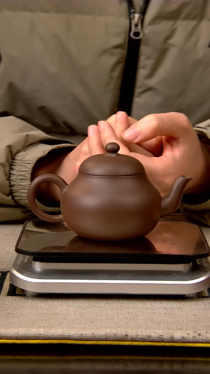 【闪购商品】紫砂茶壶天青老料高梨140cc