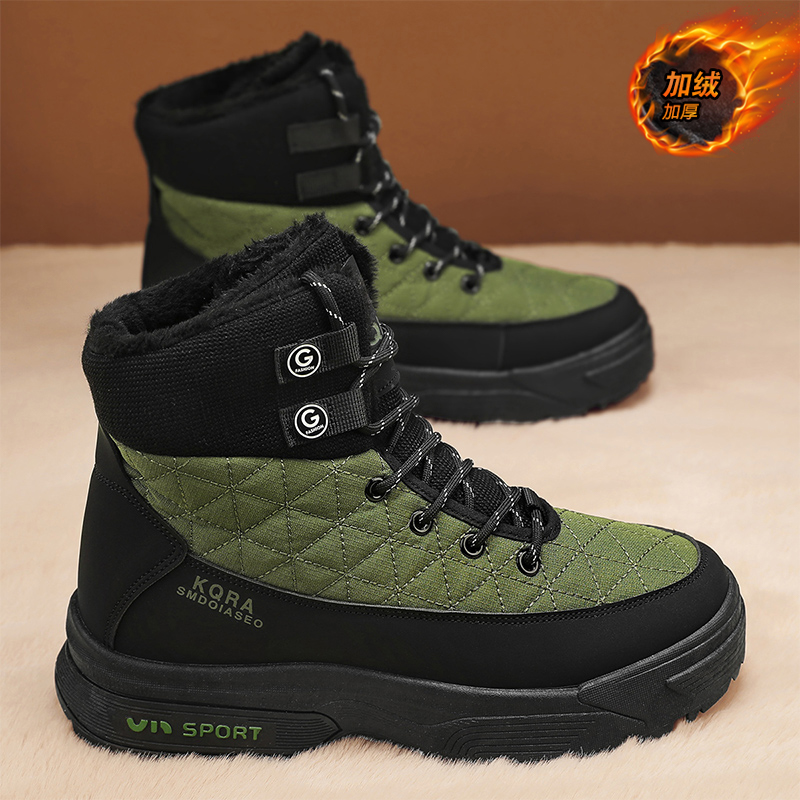 回力瑞雪地靴男款冬季加绒保暖东北男士加厚户外零下40度防寒棉靴