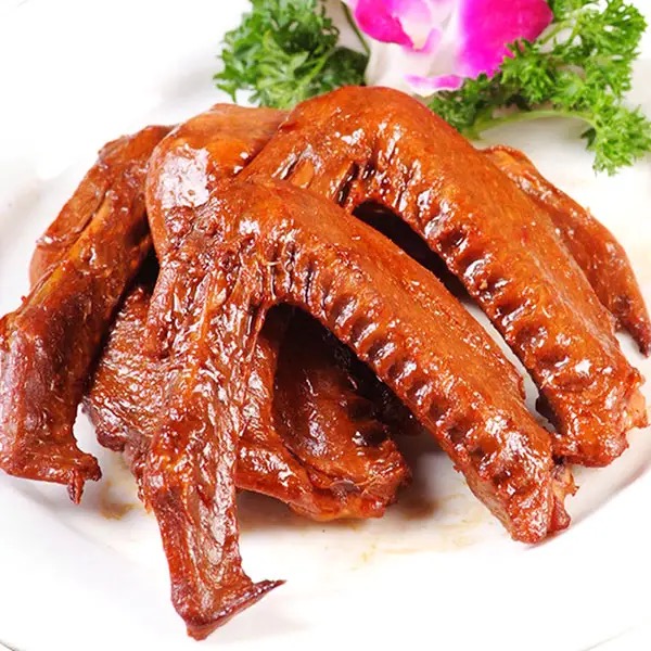 俏水城虎皮鸭翅休闲零食追剧必备夜宵卤味携带方便200g/袋