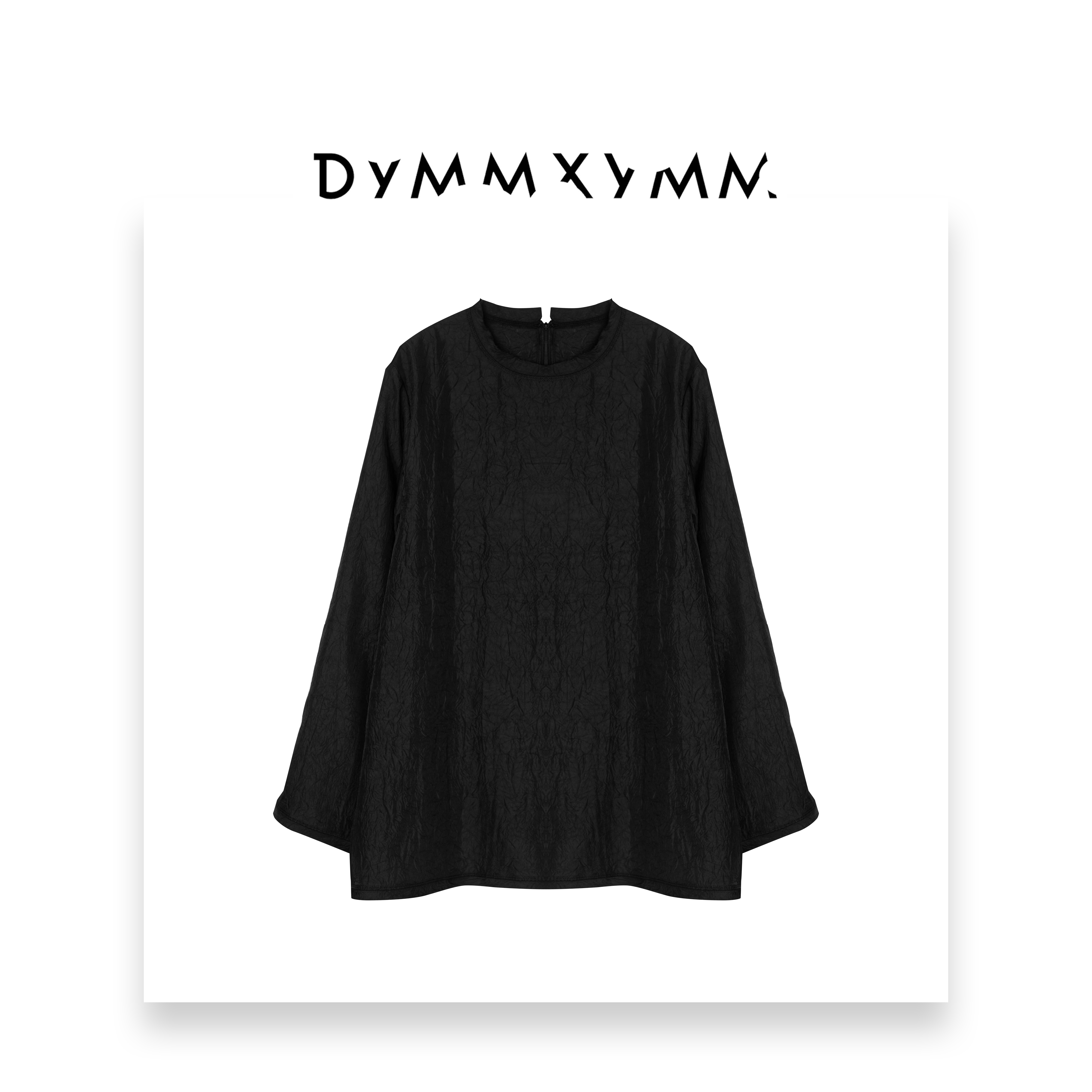 【DYMMXYMM】-春夏新款时尚轻奢气质百搭黑边印花圈圈T恤-WSD528