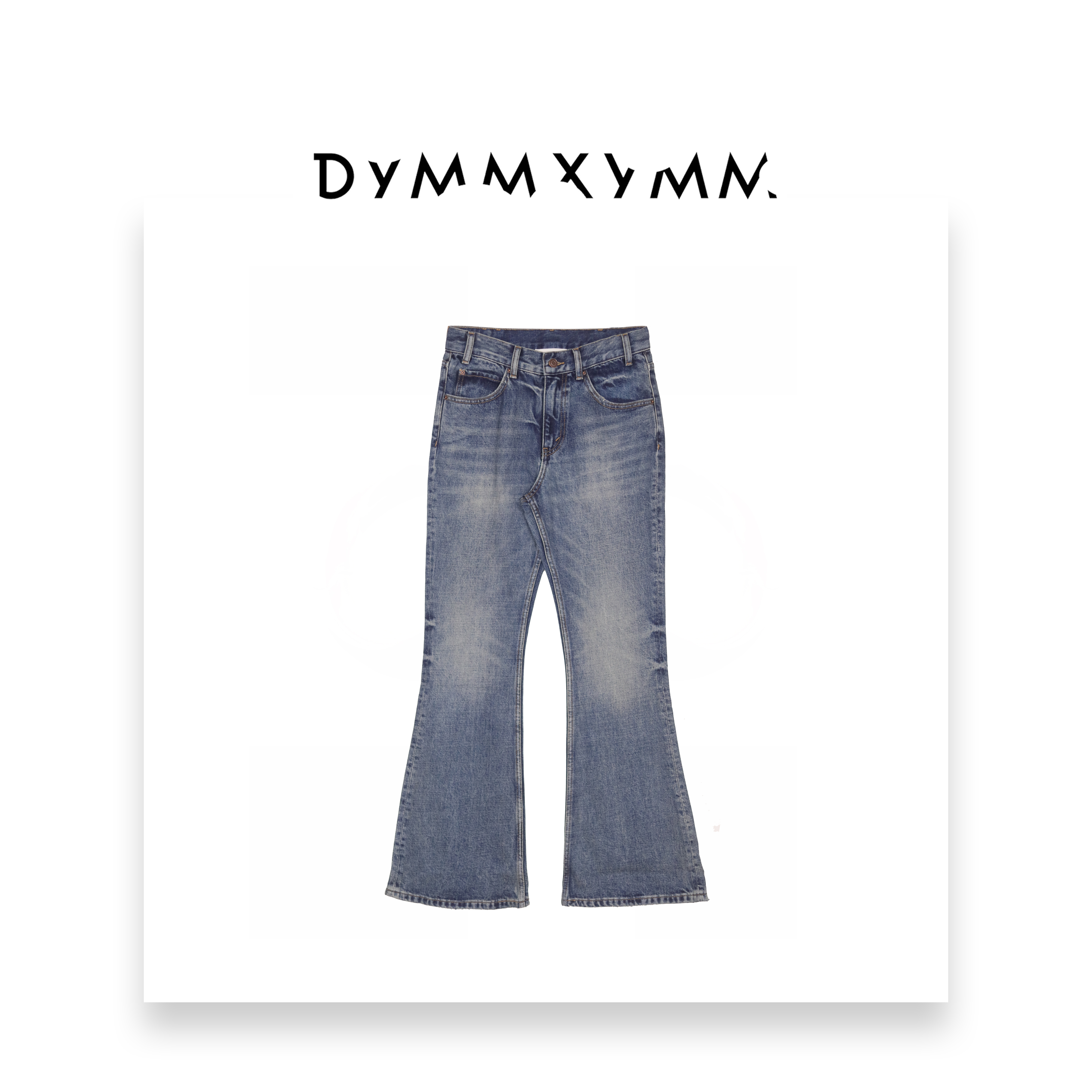 【DYMMXYMM】-新款时尚气质百搭高级感穿搭低腰微辣牛仔裤-F0130