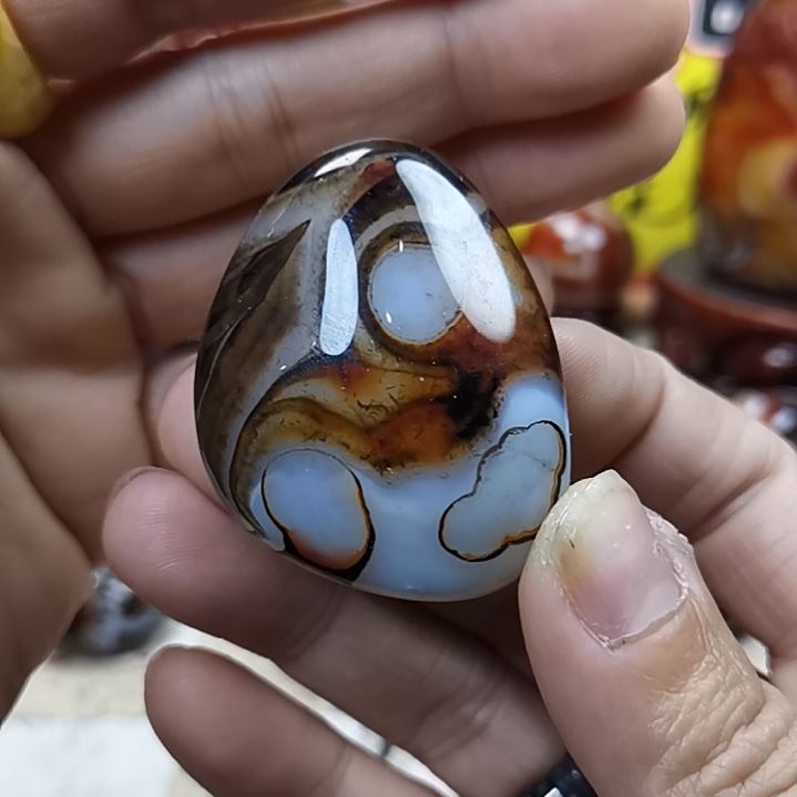 【闪购商品】玛瑙/玉髓吊坠(不含链)未镶嵌云**️