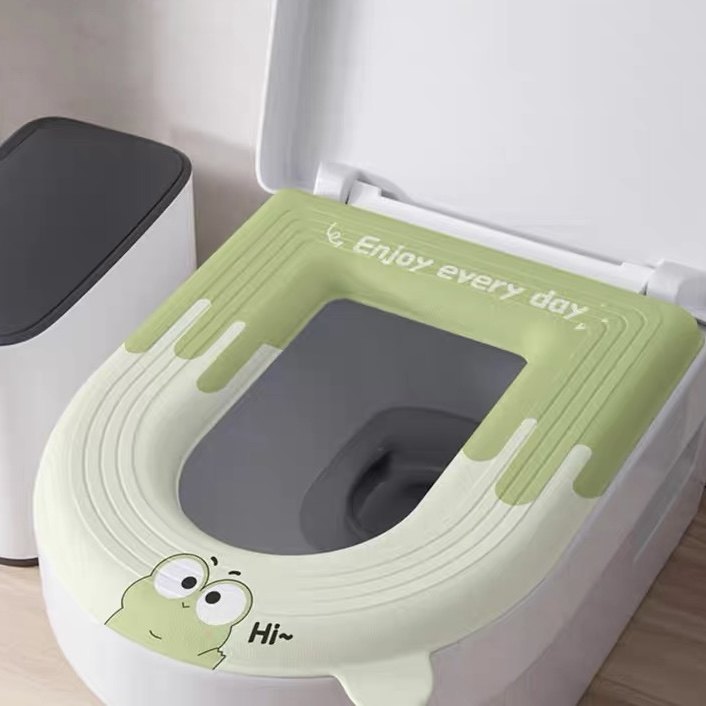 马桶坐垫四季通用座圈家用2025新款冬季粘贴式防水免洗坐便器垫子