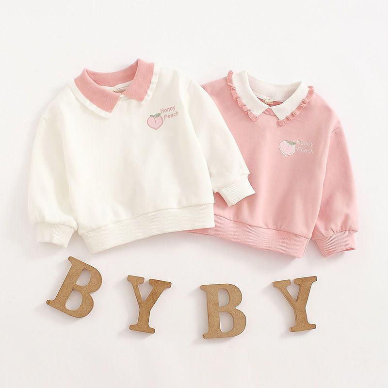 品巴拉巴拉【小扬哥推荐】女童春秋冬洋气卫衣女宝宝秋季加绒厚衬