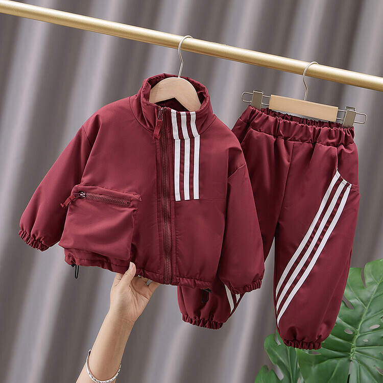 品巴拉巴拉男童冬装套装儿童加绒加厚运动套装宝宝秋冬保暖DY爆款