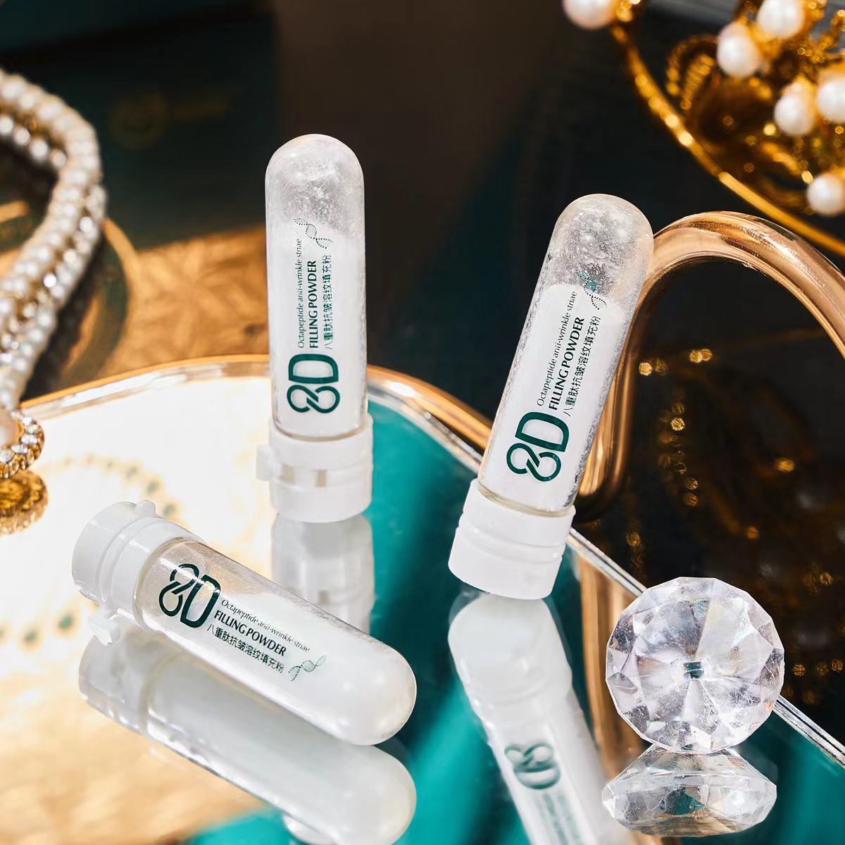 一盒12支胶原抗皱溶纹填充粉