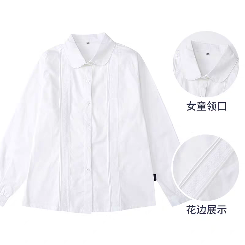 3A2-4女性白色蕾丝衬衣