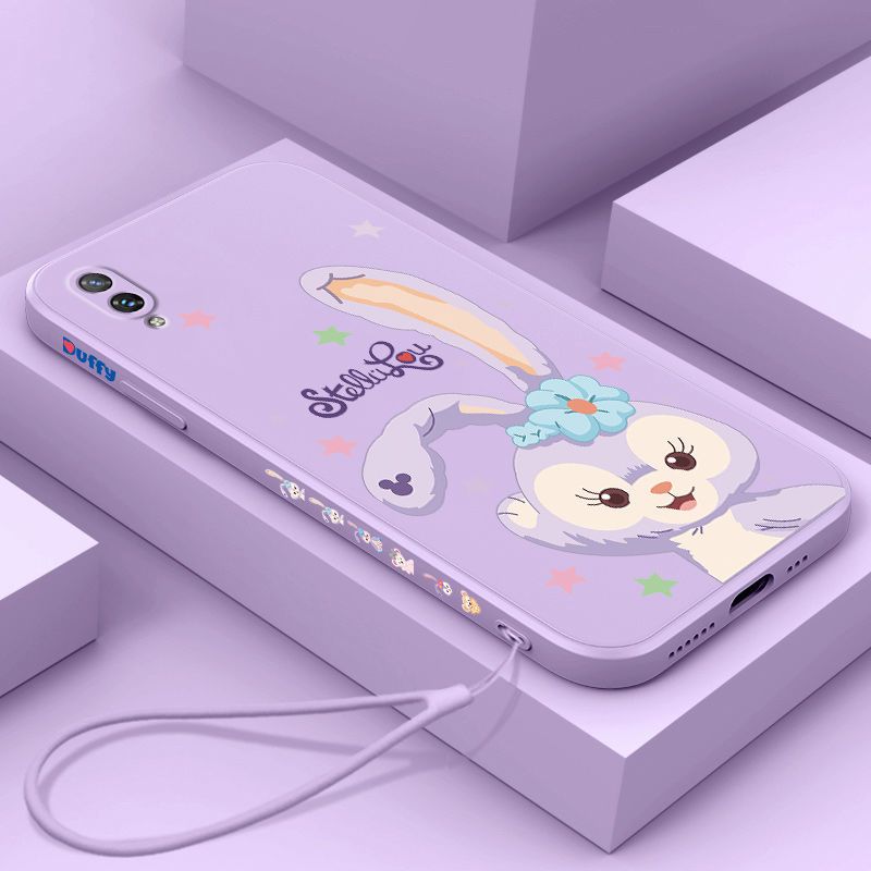 星黛露vivoY93手机壳V1818CT直边液态硅胶防摔保护套全包可爱女款