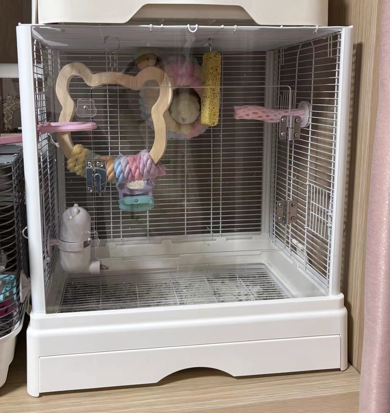 出口版52云端加高别墅鹦鹉笼横线方笼立柱鹦鹉鸟笼虎皮牡丹玄凤笼