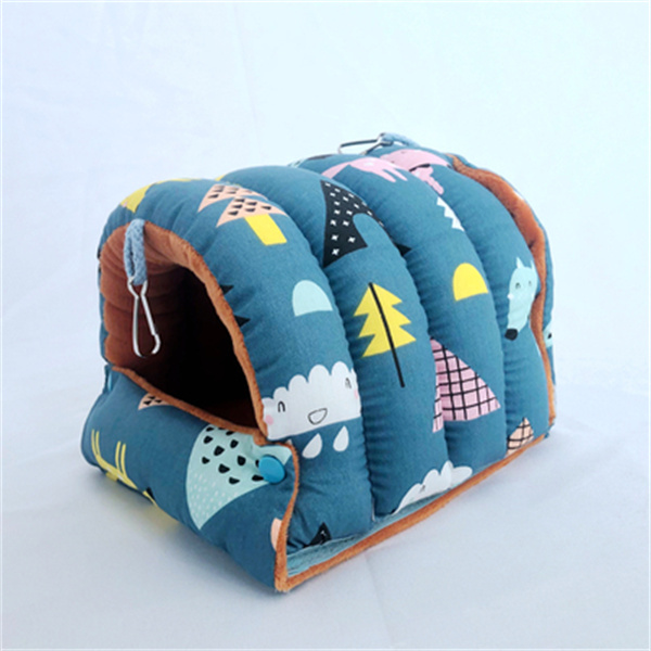 鹦鹉玄风仓鼠加厚保暖鸟屋保温鸟窝过冬窝鸟吊床繁殖箱可拆开水洗