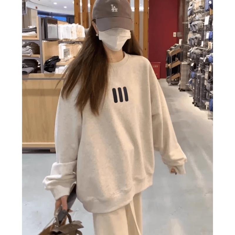 ESSENTIALS ZONE三条杠联名圆领卫衣