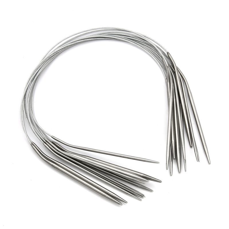 毛衣编织针不锈钢80cm环形针
