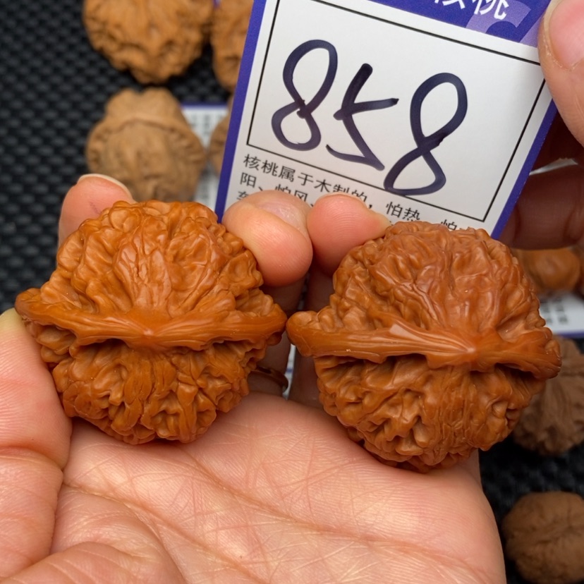 【闪购商品】文玩核桃把件858官帽45+