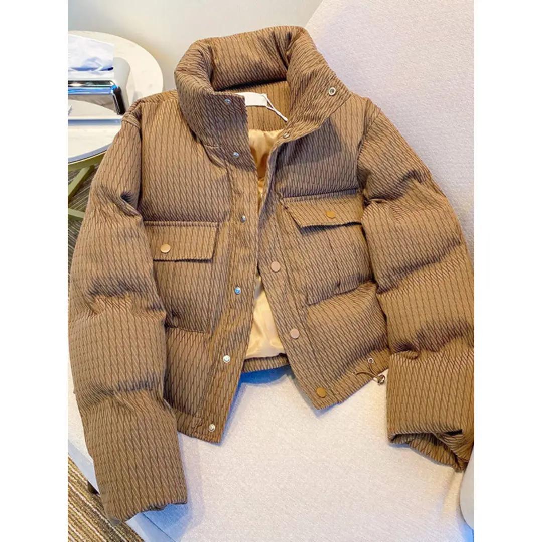 雪中飞2023年新款羽绒棉服服女冬短款韩版棉衣高级感棉袄小个子面