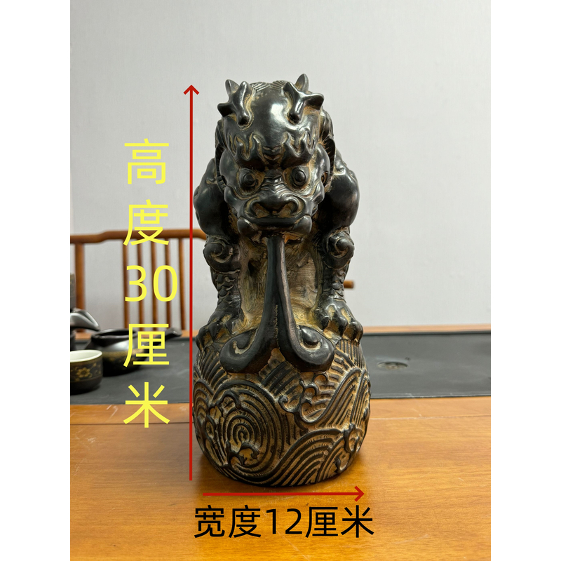 山西桌面摆件30厘米高吸水兽工艺品
