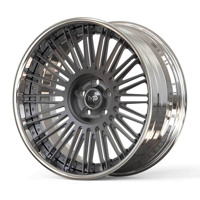 MP两片式锻造轮毂定制P+12适用路虎揽胜揽境奥迪宝马奔驰本田雅阁