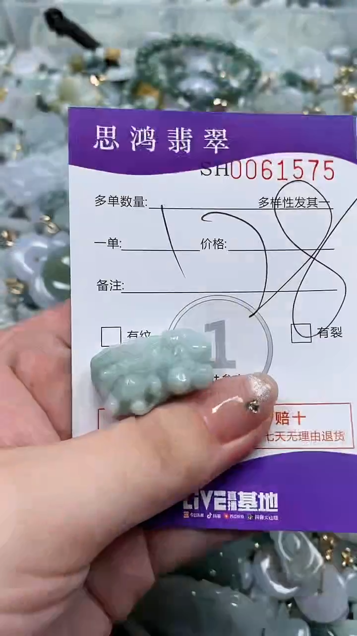【闪购商品】翡翠颈饰未镶嵌闪购商品0061575