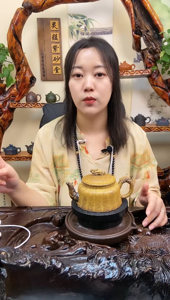 【闪购商品】紫砂茶壶高温柴烧段泥筋纹龙尊【十一】