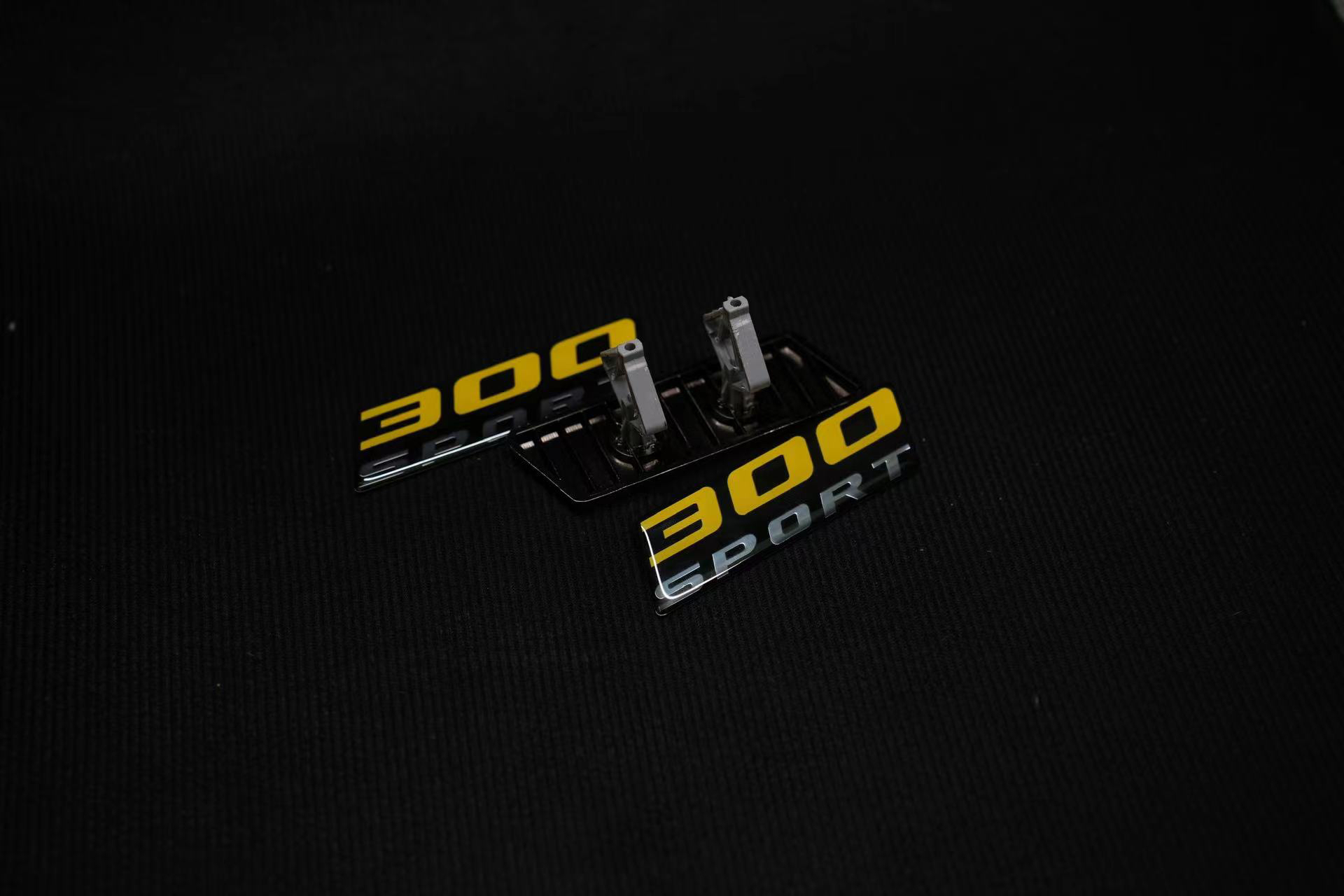 捷豹P300/P400SPORT运动车标个性改装汽车装饰车身侧标后尾箱标志