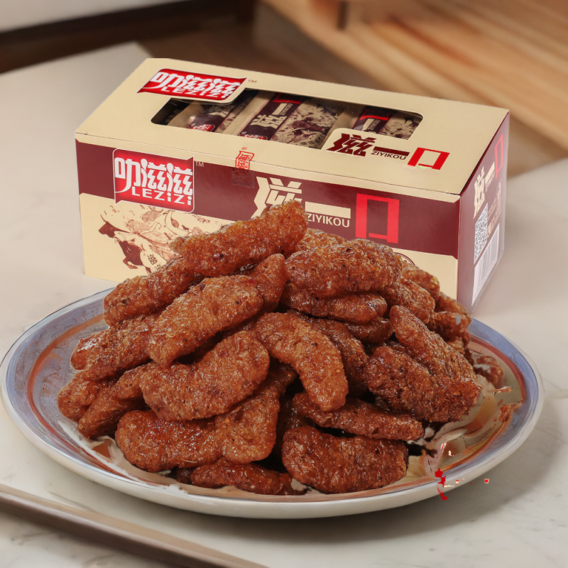 叻滋滋滋一口韩式素牛肉零食爆辣大豆素肉8090后儿时怀旧小吃食品