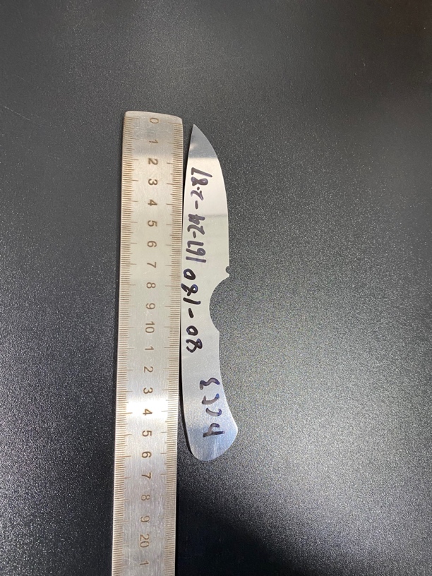 日本进口Dc53冷作模具刚小刀刀坯 尺寸在主图内
