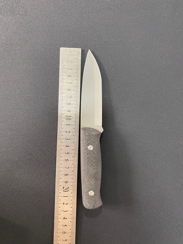 奥地利进口m390粉末钢水果吃肉刀户外小直刀 手柄德国进口碳纤维