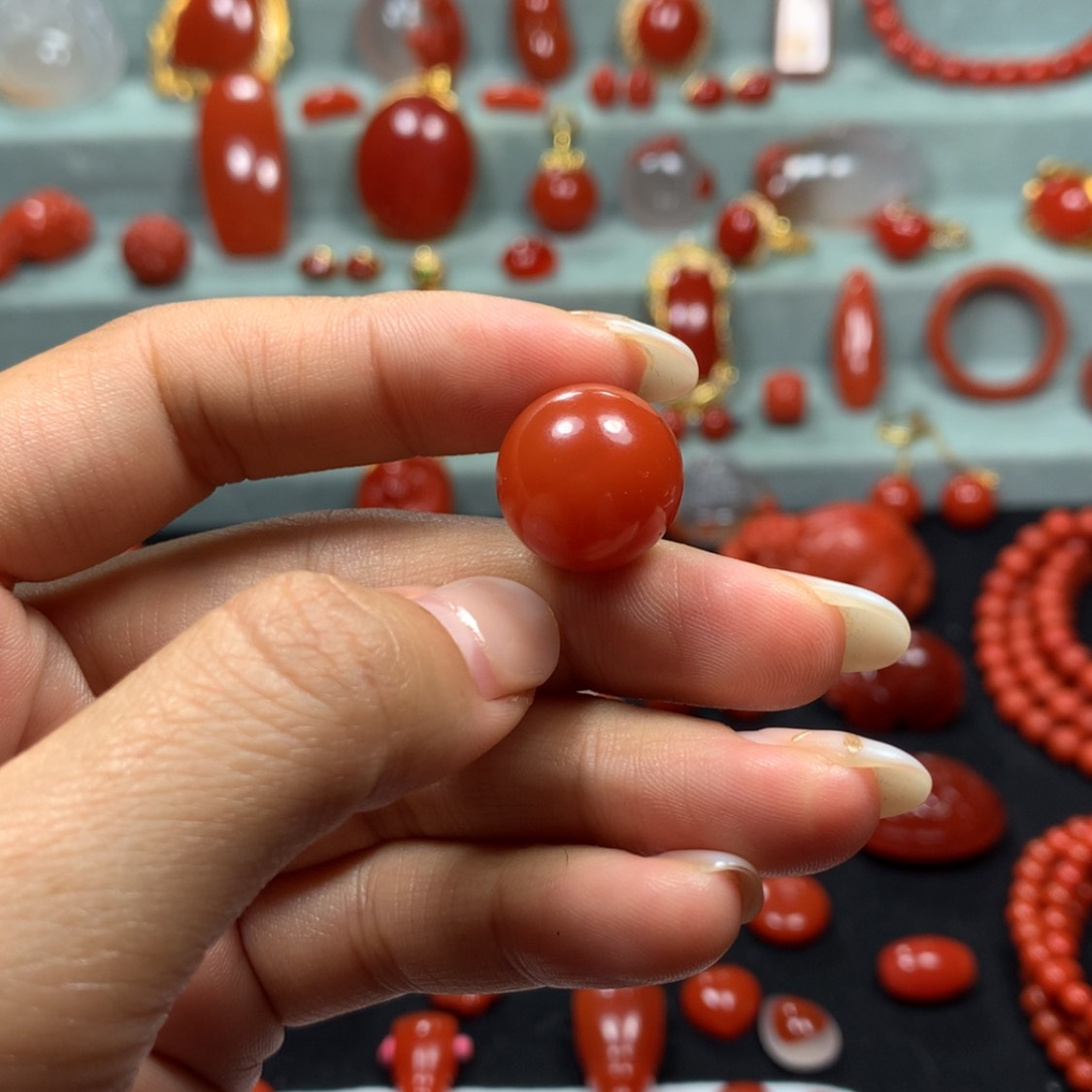 【闪购商品】南红玛瑙珠子未镶嵌【****】