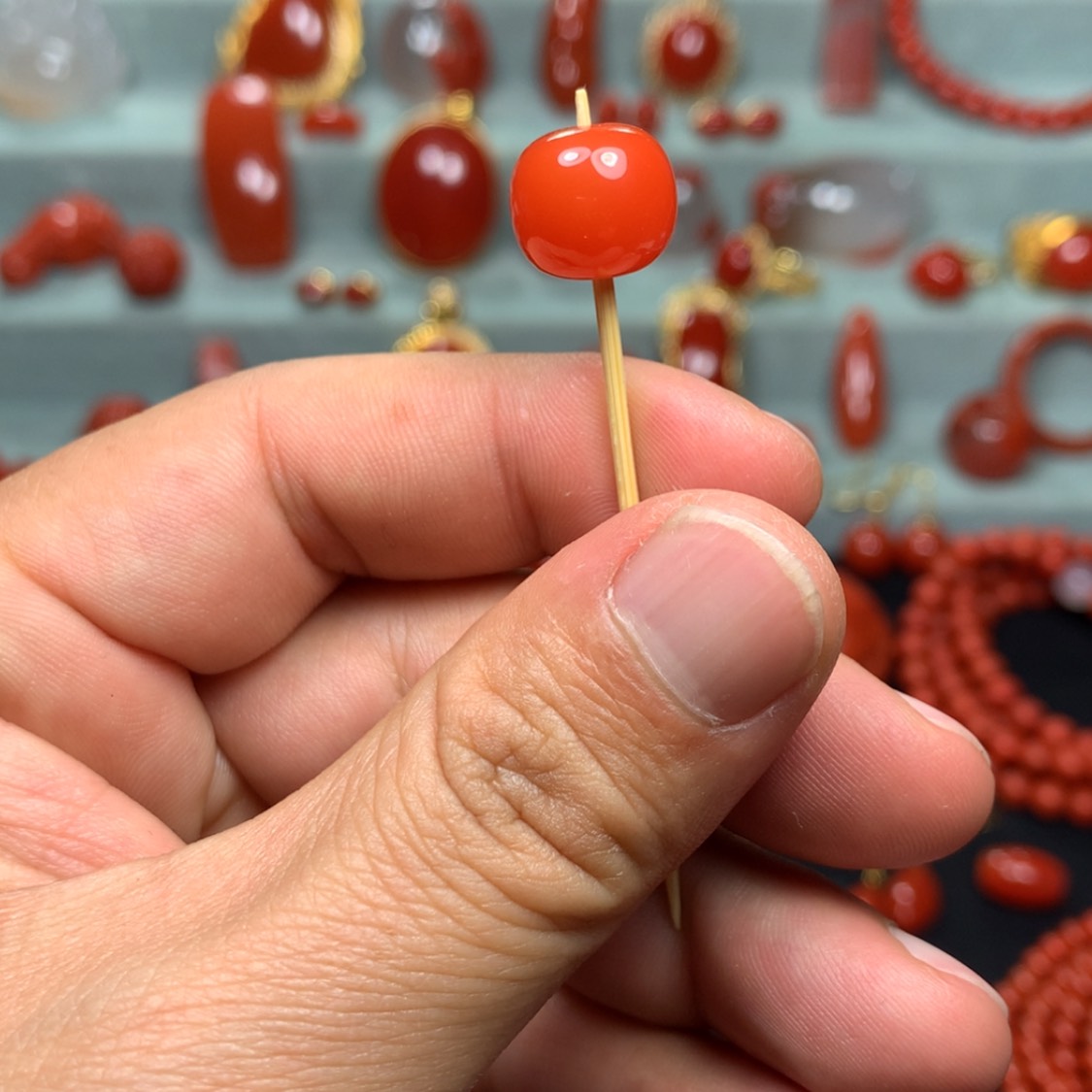 【闪购商品】南红玛瑙珠子未镶嵌浩