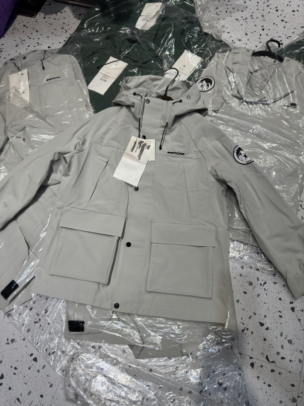 《GZZY》潮牌设计师款定制极简工装风冲锋衣外套#258