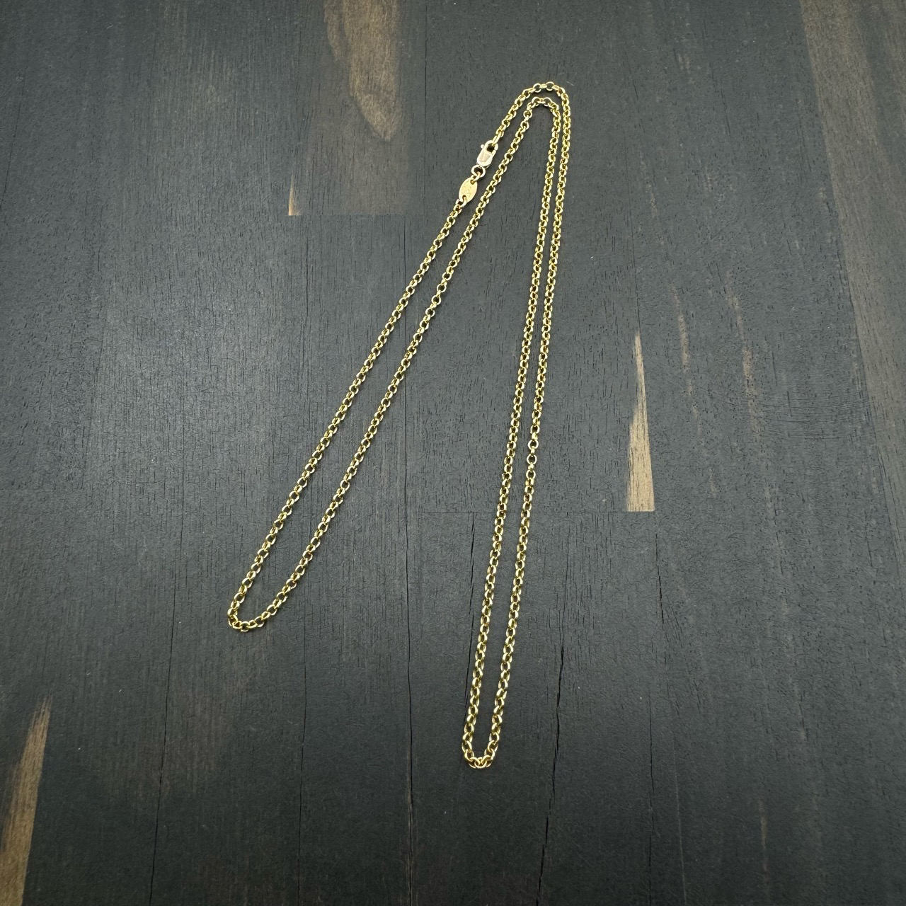 未使用 60cm Chrome Hearts 克罗心 22k rollchain项链
