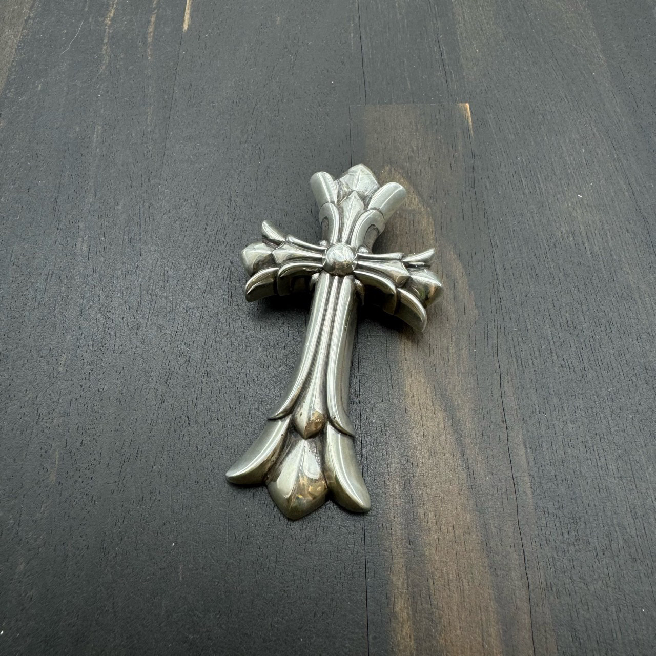 98新 Chrome Hearts 克罗心 大号双层十字架吊坠