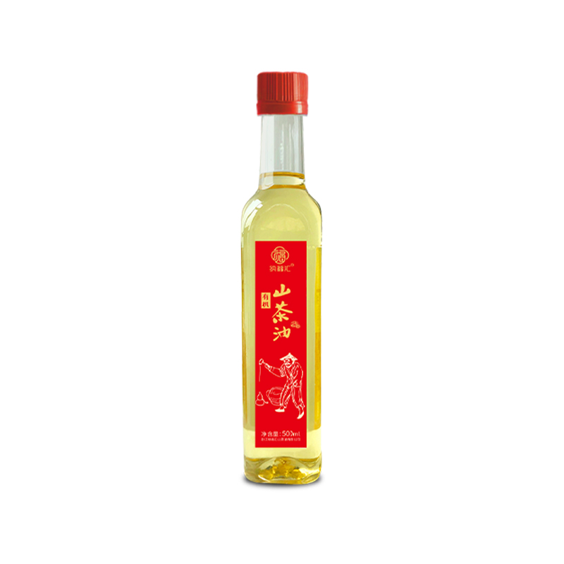 纳福汇【有机山茶油】500ml*8冷榨月子辅食健身炒菜正宗山茶油
