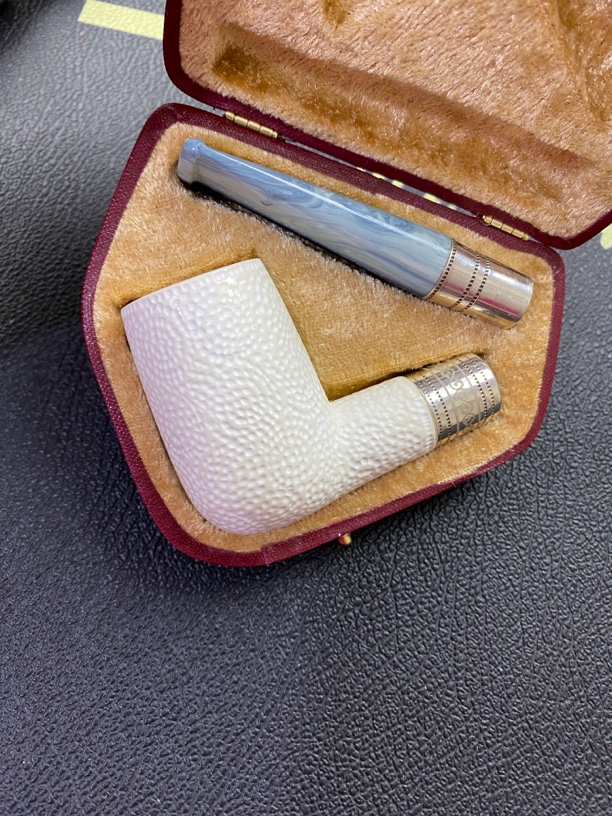 海泡石烟斗Hcor 海盐直斗19*40