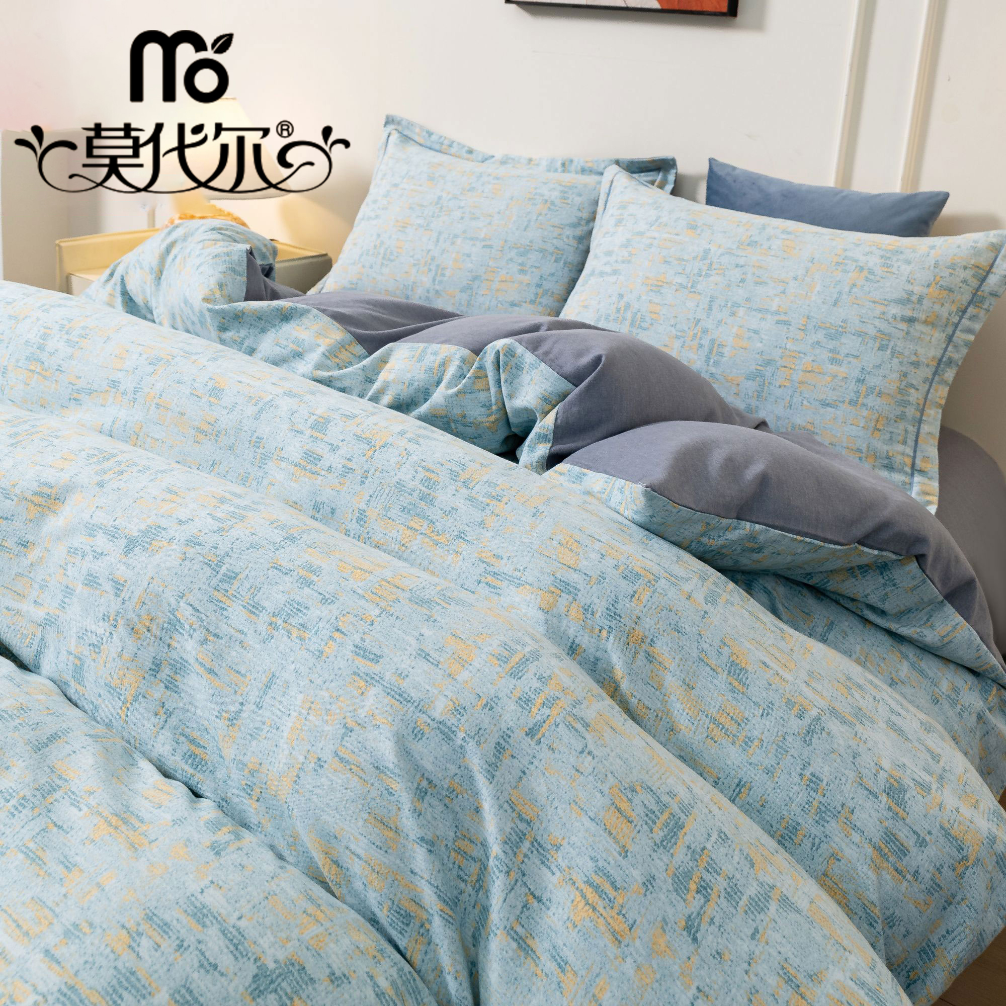 莫代尔新款秋冬加厚全棉斜纹纯棉床上四件套新款好物被套四套件