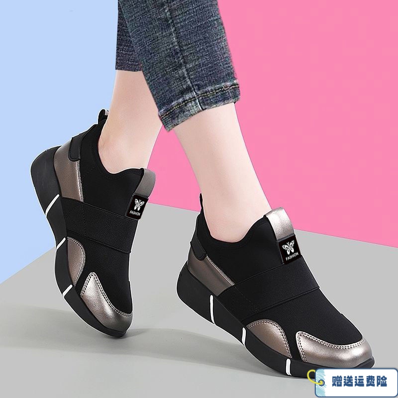 红蜻蜓牌布鞋女2023新款网红透气运动鞋软底不累脚夏季女