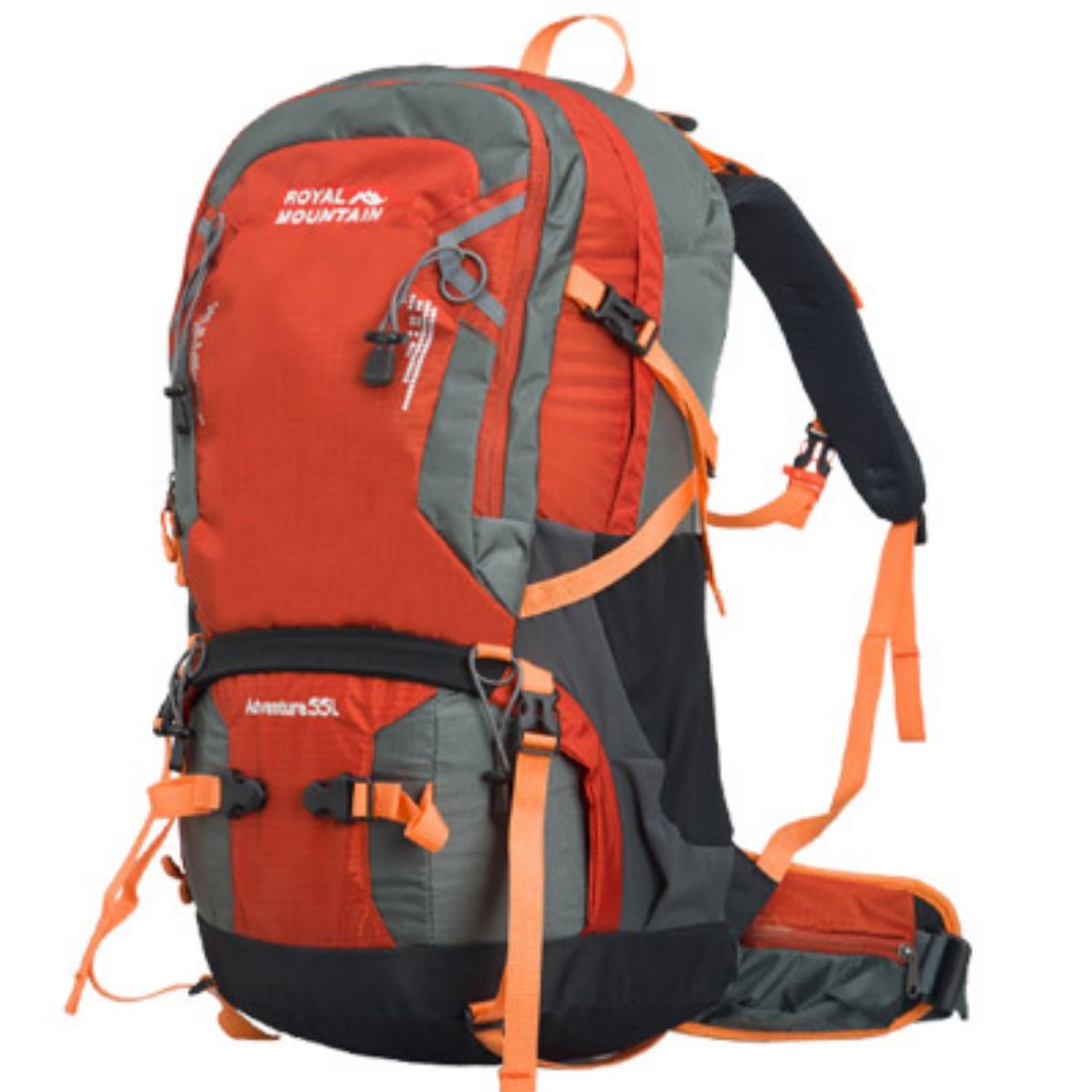 RoyalMountain户外登山徒步旅行多功能大容量防水通用运动双肩包