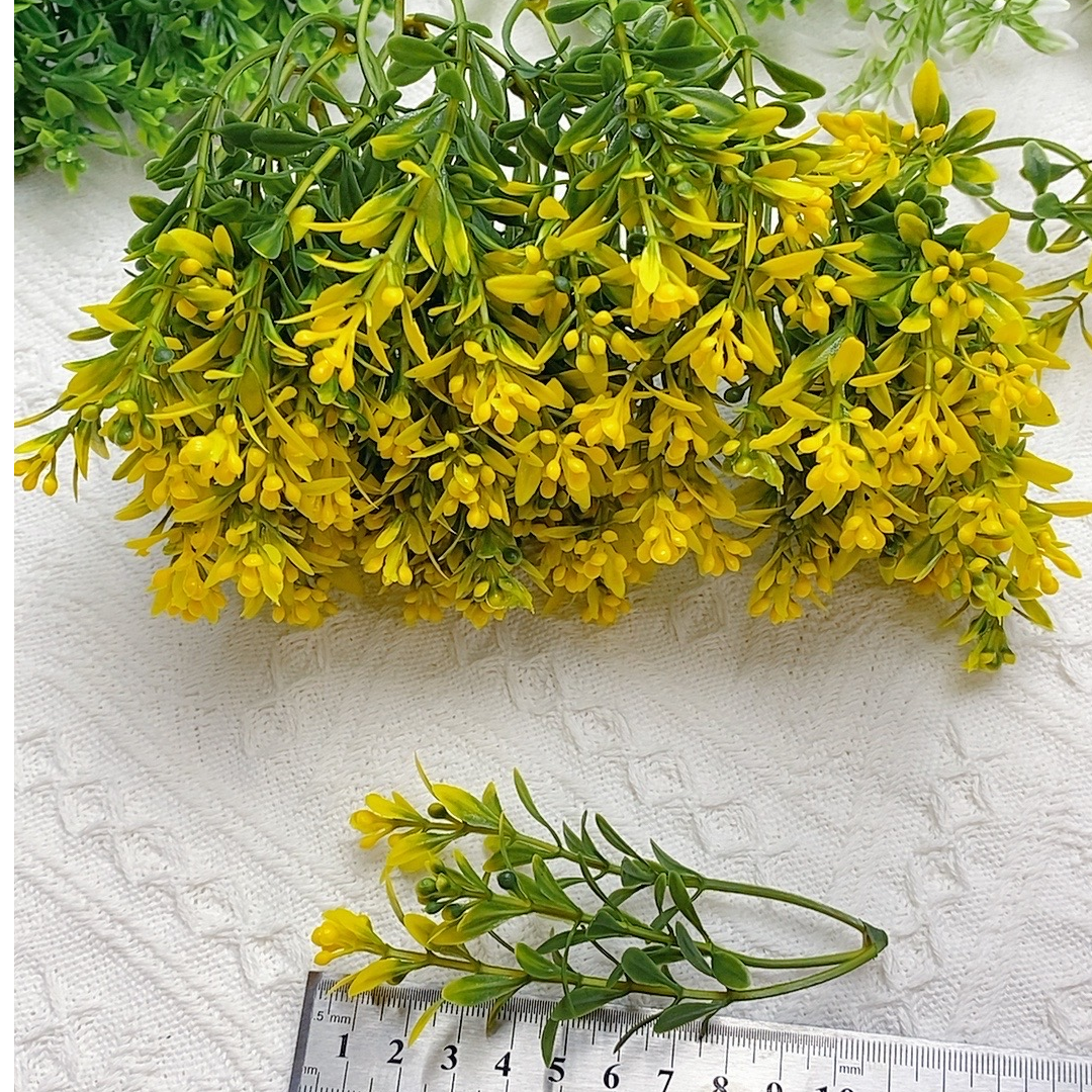 仿真百合花塑料花草客厅绿植装饰花束花艺diy手工花配草居家装饰