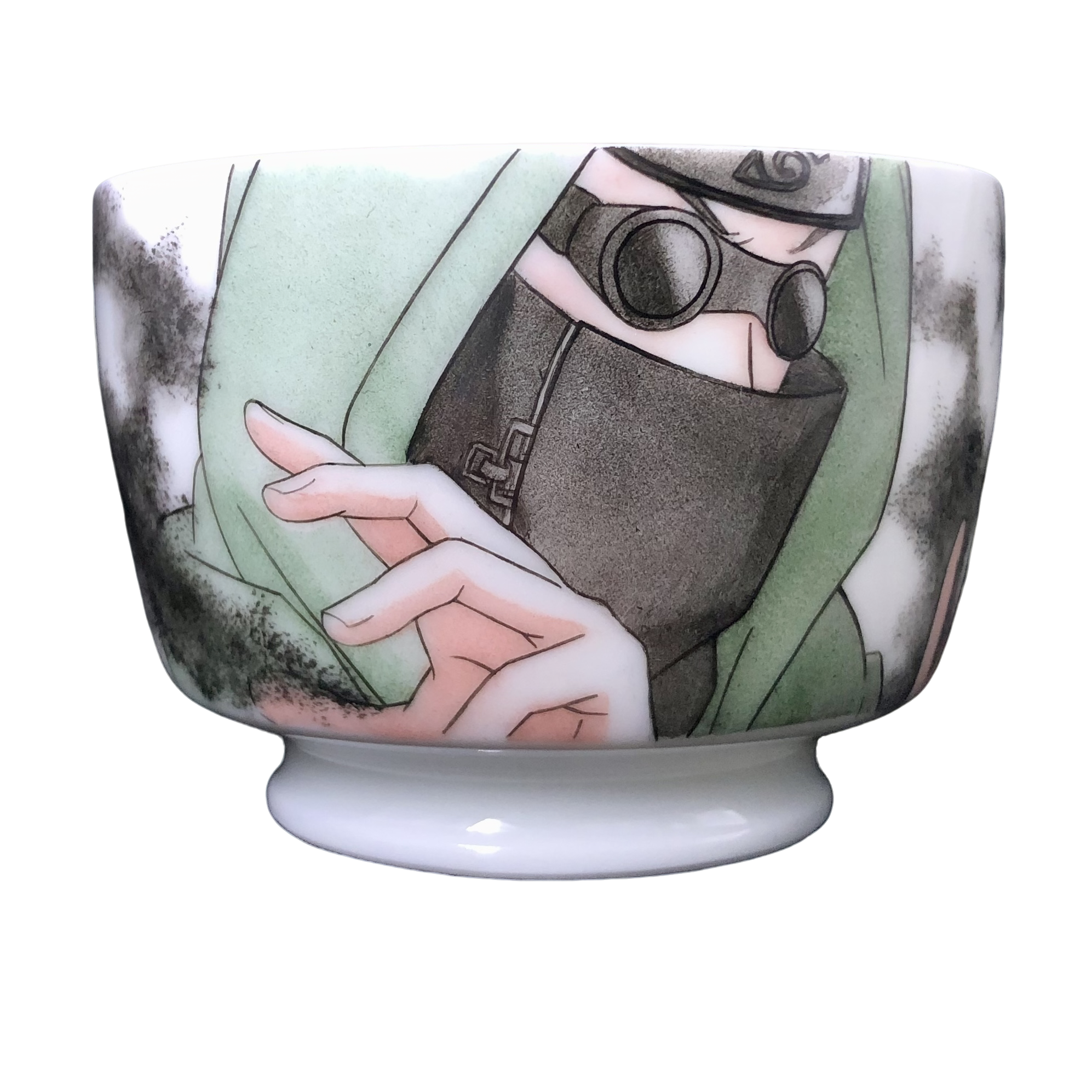 景德镇纯手工手绘火影忍者系列火影鹿丸陶瓷茶具主人杯动漫周边