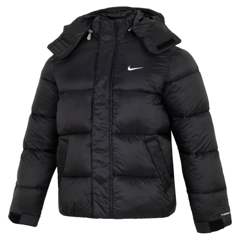 Nike耐克冬季男子运动训练休闲棉服外套加厚黑色DQ4921-010