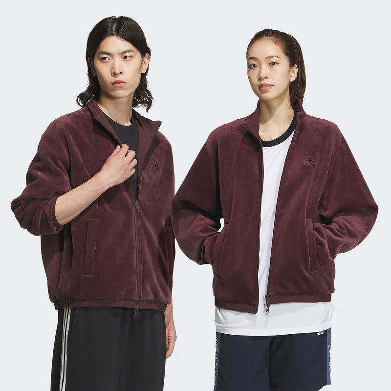 Adidas/阿迪达斯休闲时尚情侣款双面穿运动休闲夹克外套JI6655