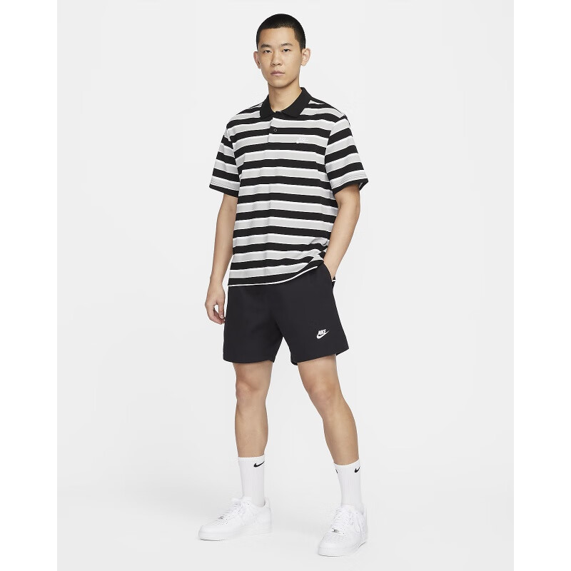 耐克AS M NK CLUB STRIPE POLO男款T恤/短袖FN3897-010