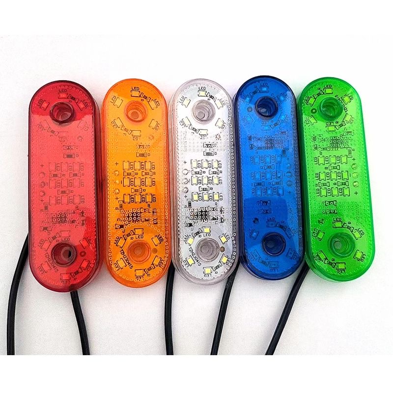 大货车24V中网爆闪小灯爆闪边灯北欧风格装饰灯车用中网装饰灯